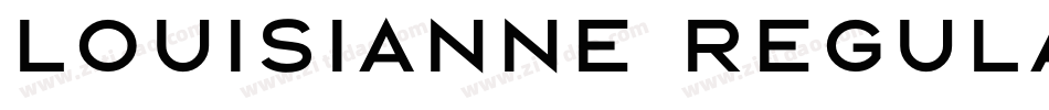 Louisianne Regular字体转换